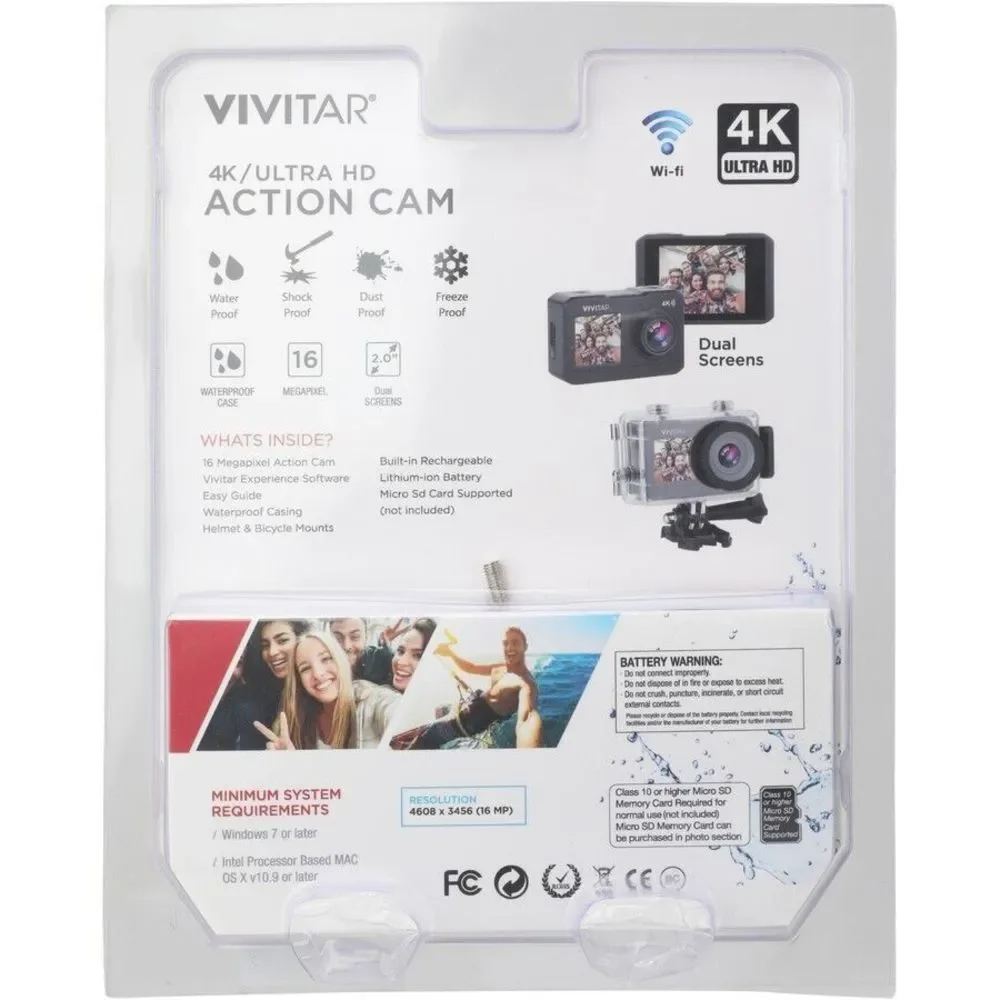 Vivitar Capture Cam With Electronic Image Stabilizer 4K Ultra HD 16MP